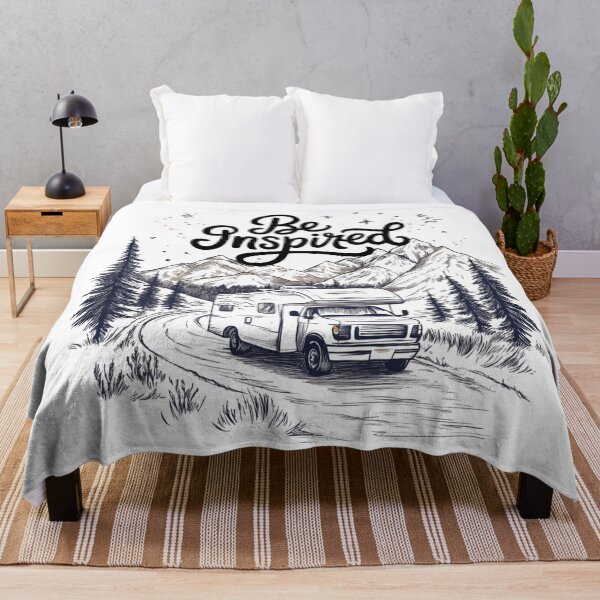 Item preview, Be Inspired RV Shirt – Motivational Camping Tee for Nature Lovers & Travelers designed and sold by RoadNesters.