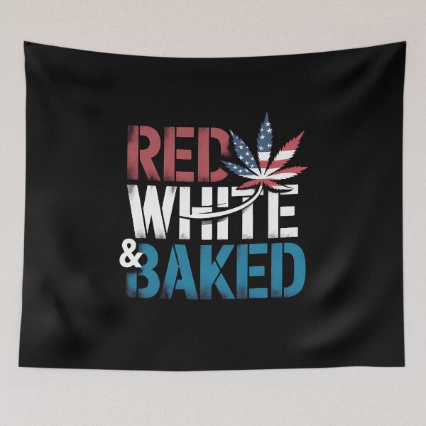 Item preview, Red White And Baked - It's the perfect gift for people who love a laid-back lifestyle, have a sense of humor, and celebrate freedom in true American style. designed and sold by ZyziowskyArt.