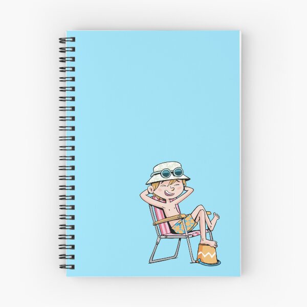 Item preview, boy is sunbathing in a chair on the beach designed and sold by duxpavlic.