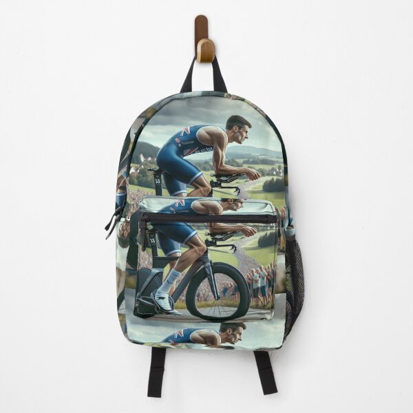 Item preview, "Climb Strong, Fly Fast" designed and sold by Triathlongram.