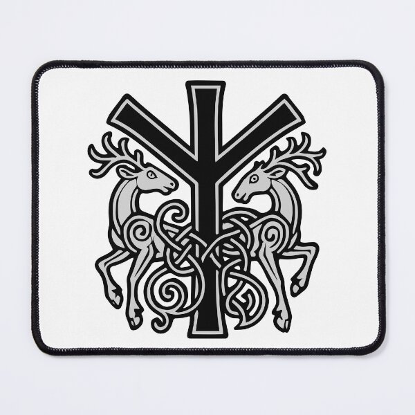 Item preview, Algiz with deer designed and sold by VolkwinaR.