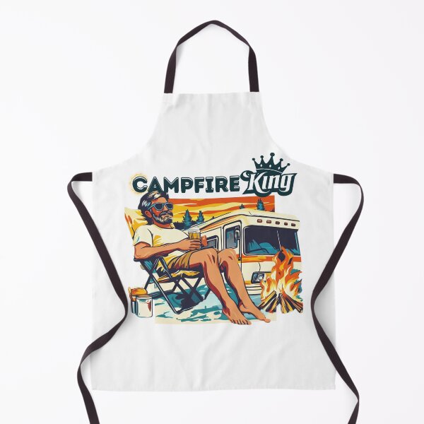 Item preview, Campfire King – Funny Retro RV Dad Design for Campers designed and sold by RoadNesters.