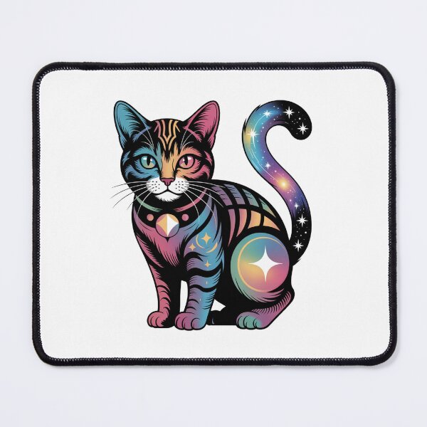 Item preview, A super unique cat design with futuristic and mythical style 2 designed and sold by FluffyPet.