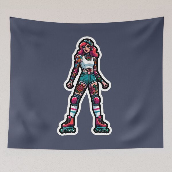 Item preview, Pinup Inline Skater designed and sold by PinUpPizzazz.