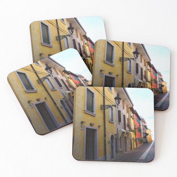 Item preview, Colorful houses in Bardolino designed and sold by ChicVoyagePics.