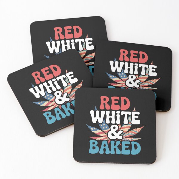Item preview, Red White And Baked - It's the perfect gift for people who love a laid-back lifestyle, have a sense of humor, and celebrate freedom in true American style. designed and sold by ZyziowskyArt.