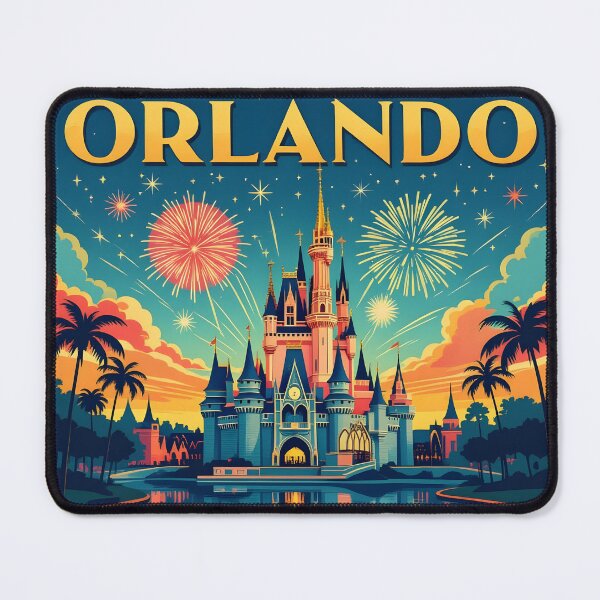 Item preview, Orlando: Vintage-Style Painterly Travel Poster designed and sold by LSVart.