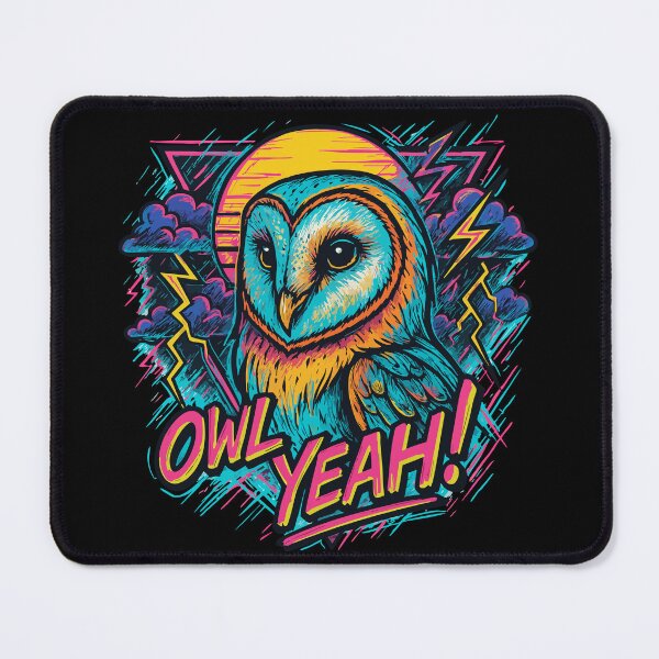 Item preview, Cool Owl Yeah! Vaporwave designed and sold by TomFrontierArt.