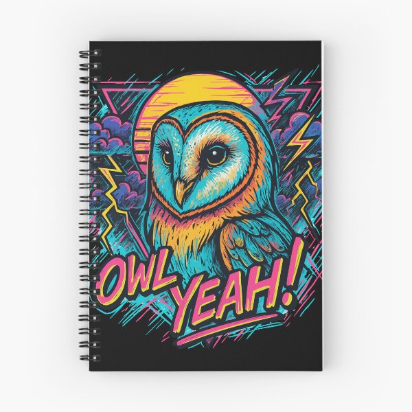 Item preview, Cool Owl Yeah! Vaporwave designed and sold by TomFrontierArt.