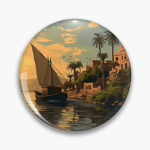 Item preview, Going Down The Nile River designed and sold by Myra365Art.