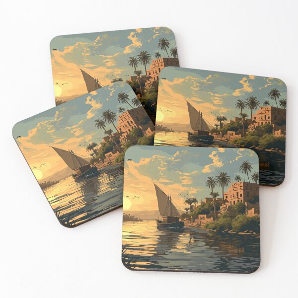 Item preview, Going Down The Nile River designed and sold by Myra365Art.