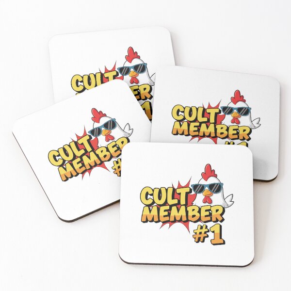 Item preview, Cult Member #1 – Funny Chicken T-Shirt designed and sold by Mike Draws.