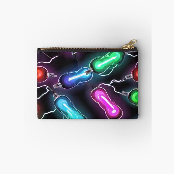 Item preview, Neon Microbots – Retro-Futuristic Swarm designed and sold by KoliBabb.