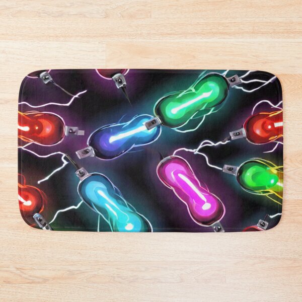 Item preview, Neon Microbots – Retro-Futuristic Swarm designed and sold by KoliBabb.
