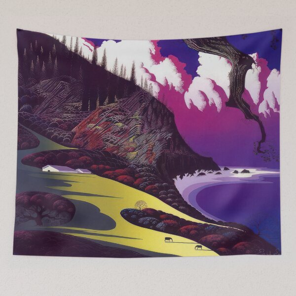 Item preview, Eyvind Earle designed and sold by BadRadishey.