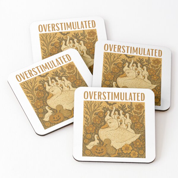 Item preview, Overstimulated Duck Mama designed and sold by Clinomania Art.