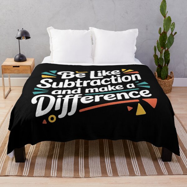 Item preview, Be Like Subtraction And Make A Difference Math Teacher designed and sold by Redgiant87x.