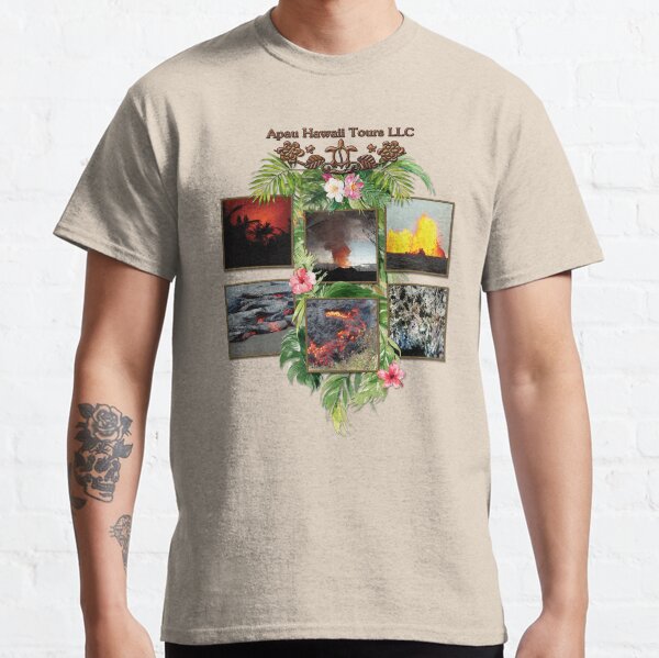 Apau Hawaii Tours - Lava Day Cycle Huddle Classic T-Shirt