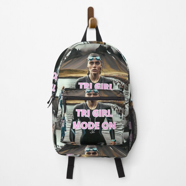 Item preview, “TRI GIRL MODE ON – Swim Phase Finish Sticker” designed and sold by Triathlongram.