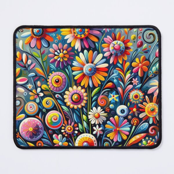 Item preview, Floral Naive Art designed and sold by Myra365Art.