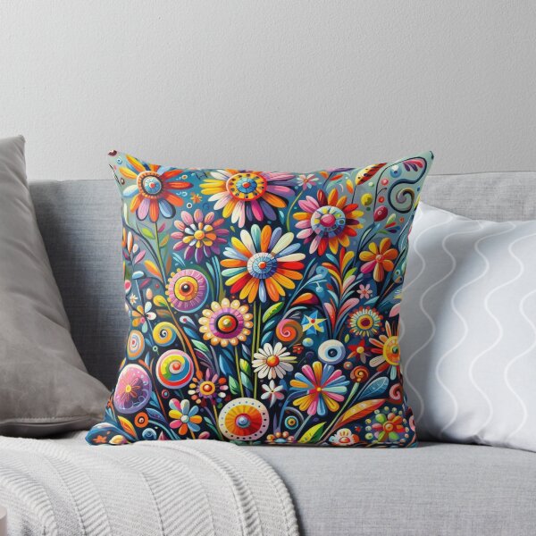 Artikelvorschau, Florale naive Kunst entworfen und verkauft von Myra365Art.
