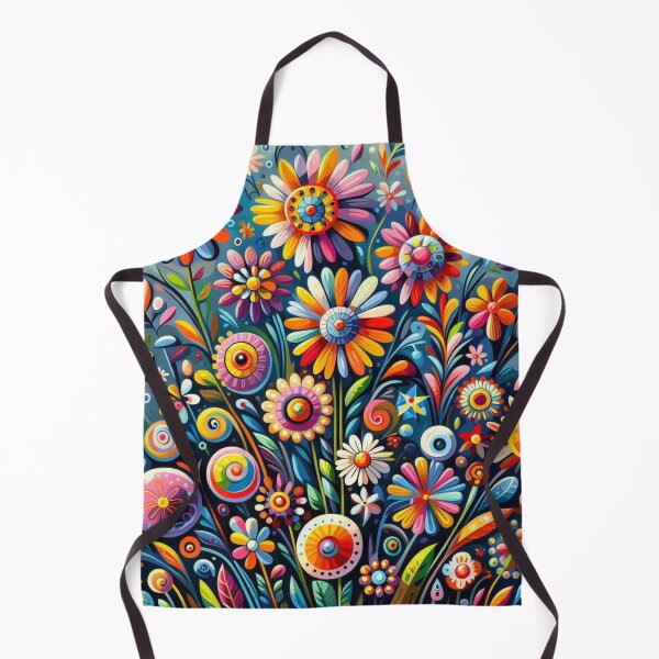 Item preview, Floral Naive Art designed and sold by Myra365Art.