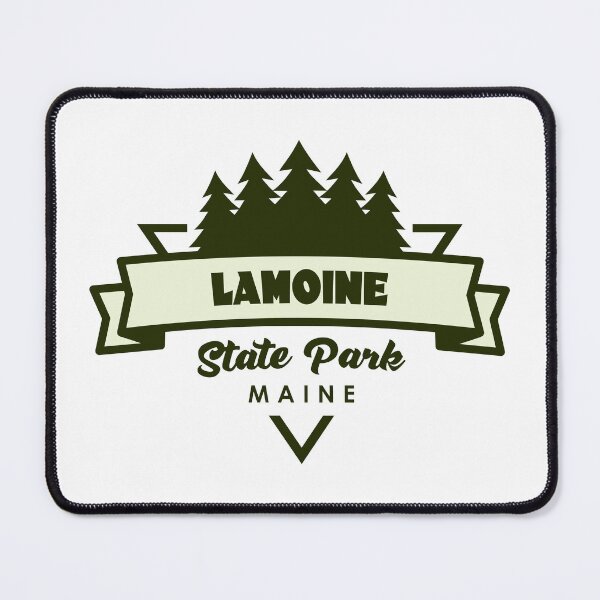 Item preview, Lamoine State Park Maine Trees And Ribbon designed and sold by bivenart.