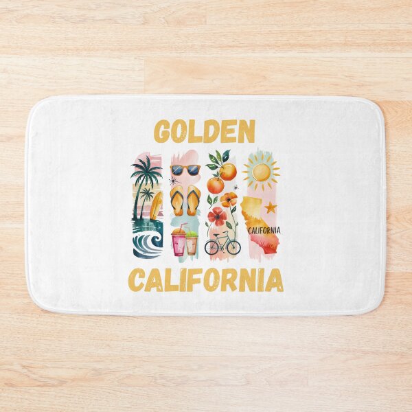 Item preview, Golden California – sunshine state pride & coastal design designed and sold by CleanDecor.