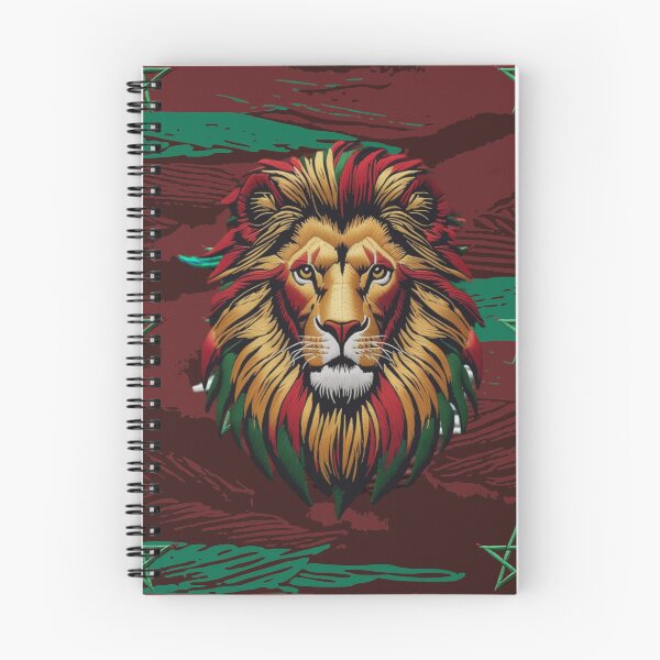 Item preview, Atlas Lion Moroccan Flag  Embroidered Star Art Design designed and sold by ArtDesignTp.