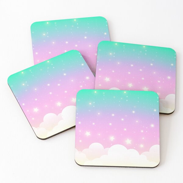 Item preview, Holographic Galaxy Fantasy Magical Rainbow Stars and Clouds designed and sold by CapturedByeJ.