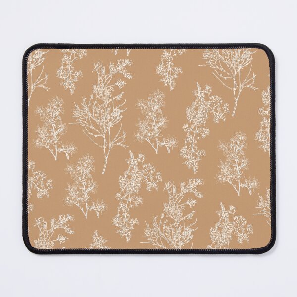 Item preview, Botanical Cottage Floral Pattern in Neutral Camel designed and sold by kierkegaard.
