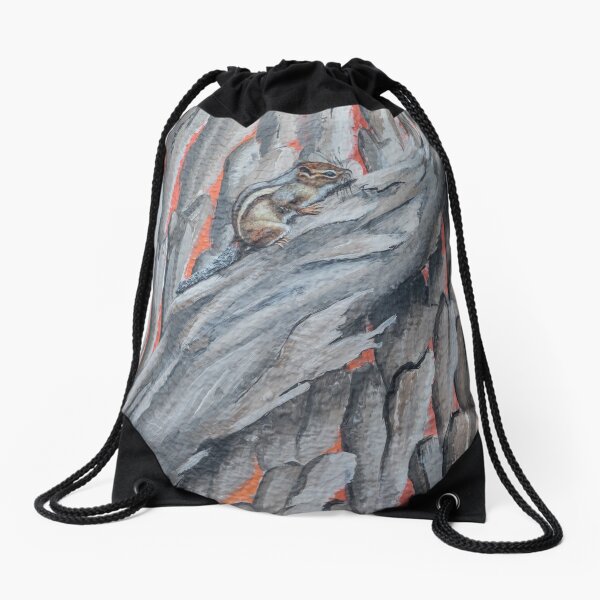 Chipmunk Drawstring Bag