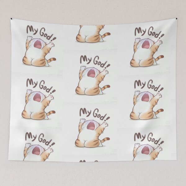 Item preview, handmade cute cat cartoon drawing designed and sold by NivyasArtistry.