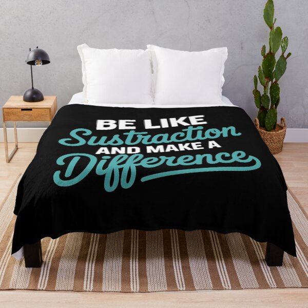 Item preview, Be Like Subtraction And Make A Difference Math Teacher designed and sold by Redgiant87x.