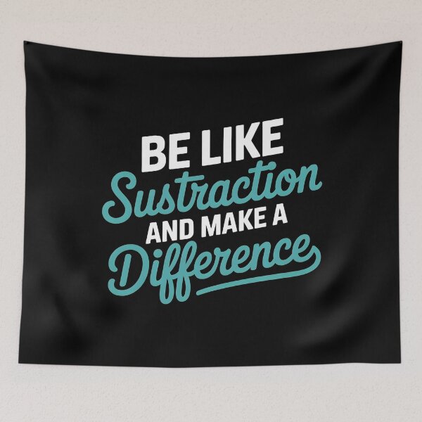 Item preview, Be Like Subtraction And Make A Difference Math Teacher designed and sold by Redgiant87x.