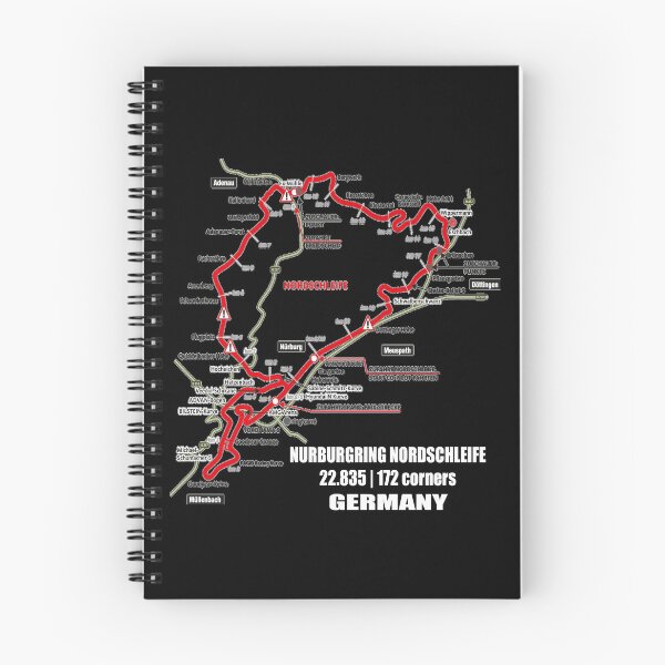 Item preview, Nürburgring Nordschleife - Germany Track Map Photographic Print funny Gifts designed and sold by RyanTee-Awesome.