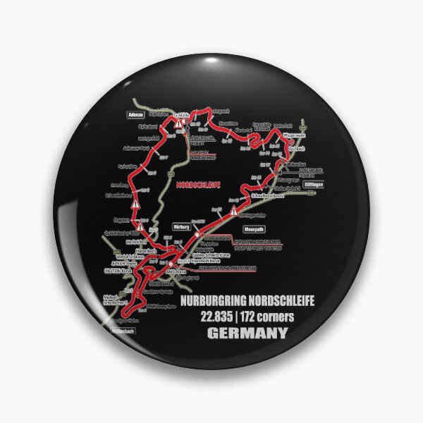 Item preview, Nürburgring Nordschleife - Germany Track Map Photographic Print funny Gifts designed and sold by RyanTee-Awesome.