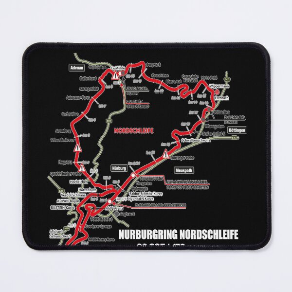 Item preview, Nürburgring Nordschleife - Germany Track Map Photographic Print funny Gifts designed and sold by RyanTee-Awesome.