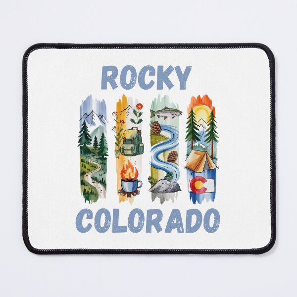 Item preview, Rocky Colorado – mountain state pride & adventure design designed and sold by CleanDecor.