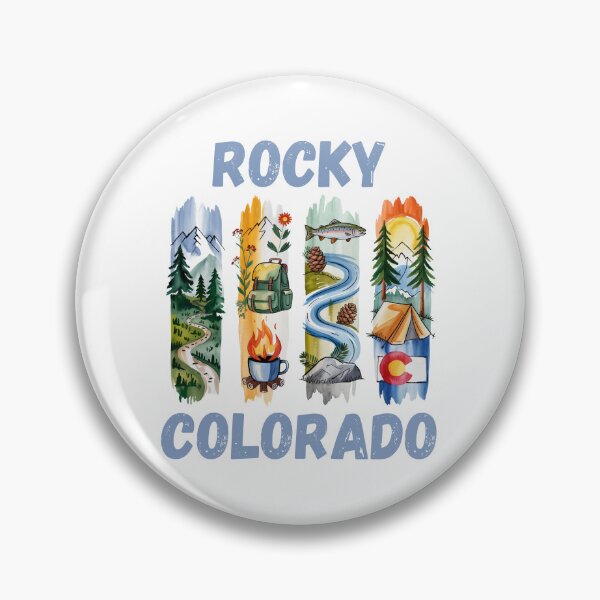 Item preview, Rocky Colorado – mountain state pride & adventure design designed and sold by CleanDecor.