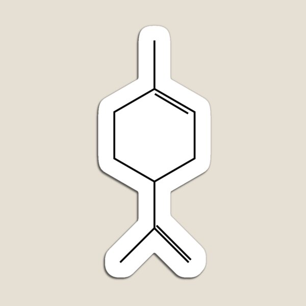 Item preview, Limonene Molecular - Organic Chemistry Design designed and sold by Atom Buddies.