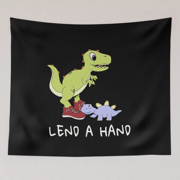 Item preview, Lend A Hand - T-Rex Dinosaur Shoelace designed and sold by fatamyfan1.