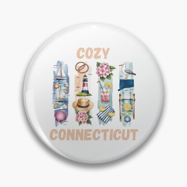 Item preview, Cozy Connecticut – New England state pride & home design designed and sold by CleanDecor.