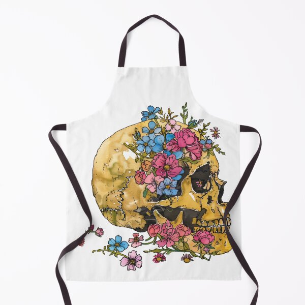 Item preview, Skull With Flowers designed and sold by xiao xuans.