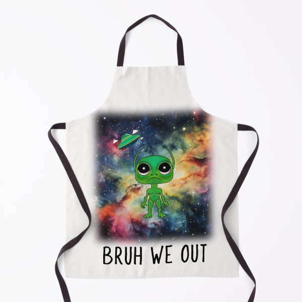 Item preview, Bruh We Out Green Alien designed and sold by Sartoris Art.