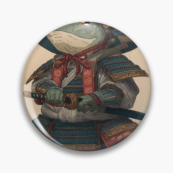 Item preview, Samurai Frog – Amphibious Japanese Warrior designed and sold by CreatifStudios.