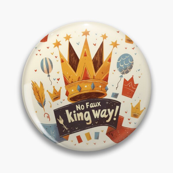 Item preview, No faux king way designed and sold by MendaciousMina.
