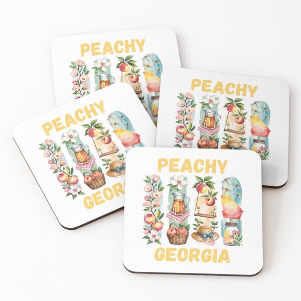 Item preview, Peachy Georgia – sweet southern state & peach design designed and sold by CleanDecor.