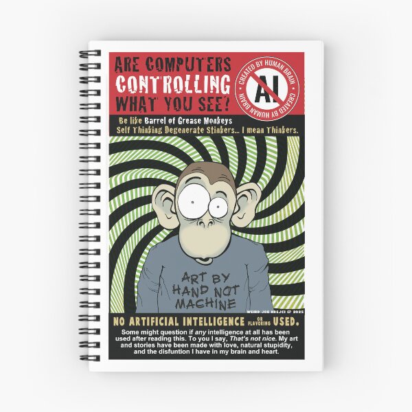 Item preview, NO A.I. Monkey Control What Monkey See! designed and sold by Joe5art.