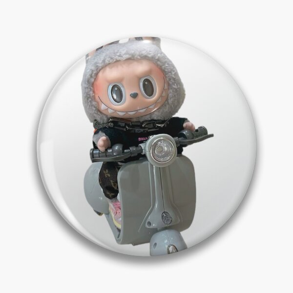 Item preview, Scooter Rider Labubu – City Cruiser Sticker designed and sold by SamairaArtVerse.